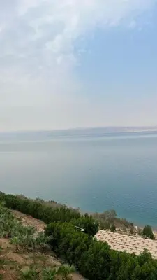 a view of a large body of water at EP1 TWO BEDROOM APARTMENT AT Samarah Resort in Sowayma