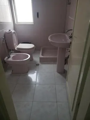 a bathroom with a toilet and a sink at Alotaibi #6 in Amman