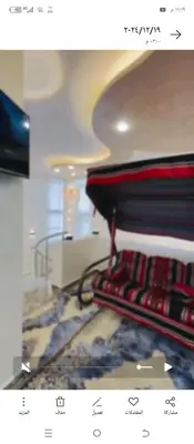 a picture of a bed in a room at Mona villa in Irbid