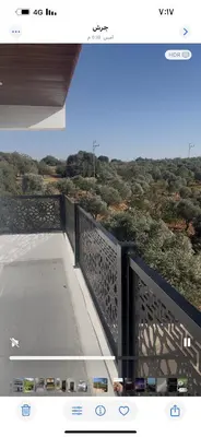 a picture of a balcony with a view at مزرعة وفيلا غابة الارز in Jerash