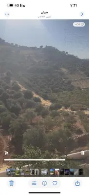 an aerial view of auliculiculiculiculiculiculiculiculiculiculic at فيلا مفروشه ومزرعه للايجار in Jerash