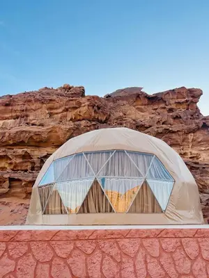 a domedificialificialificialificialificialificialificialificialificialificialificialificialificial at Suleman Camp in Wadi Rum
