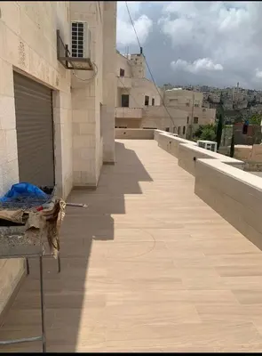 a view from the roof of a building at روف طابق ثاني تشطيب فندقي باطلاله ساحرة بعمارة عائلات بعبدون الشمالي in Amman