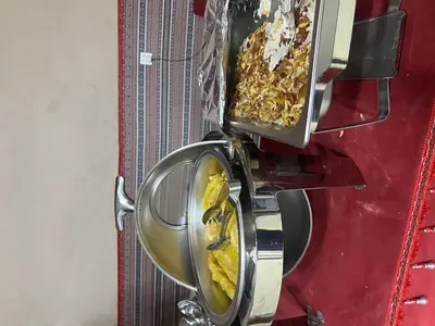 a close up of a food machine with food inside at A luxurious experience under the stars of Wadi Rum in Wadi Rum