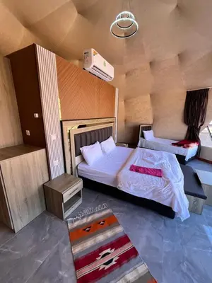a hotel room with a bed at Wadi Rum Star Sky in Wadi Rum