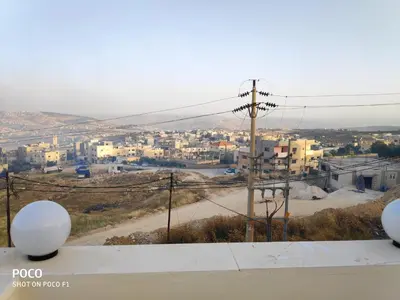 a view of a city from the top of a building at The Pearl of Jerash in Jerash