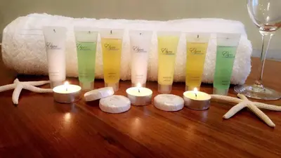 a group of candles sitting on top of a table at The Royal Luxury Superior King in Amman