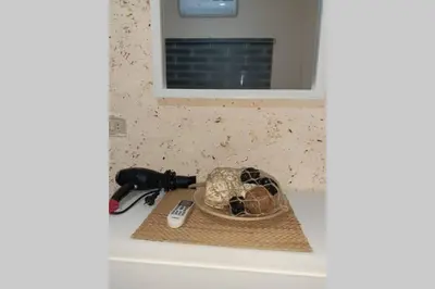 a plate of food sitting on top of a bath tub at moon valley site jerash in Jerash