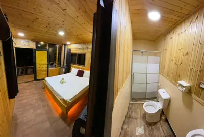 Gallery image of Ajloun Wooden Huts اكواخ عجلون الخشبية Live amid nature in Umm al Manābī‘