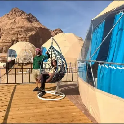 Sun rise wadi rum camp