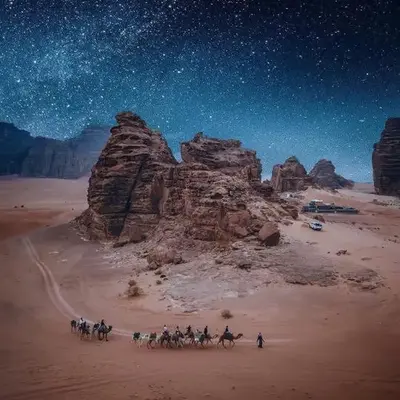 The sun of Wadi Rum