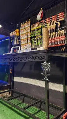 a grocery store aisle with a shelf with food at petra Casablanca lodge in Wadi Musa