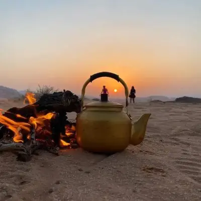 The calm nature of Wadi Rum